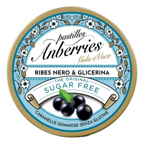 Anberries Classiche Ribes Nero&glicerina Senza Zucchero 50 G